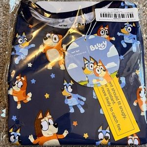 Little Sleepies Bluey Two Piece short sleeve PJs 3T